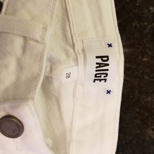 Paige Verdugo Crop 28 White